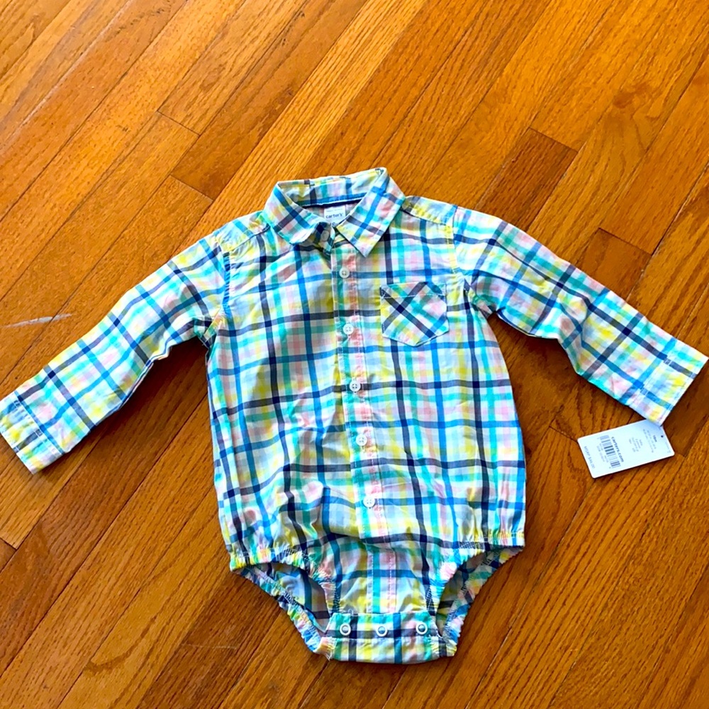 Baby boy 18 month button down nwt